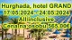 Hurghada, The Grand Hotel**** 17.05. - 24.05.2024 od 565 EUR/os